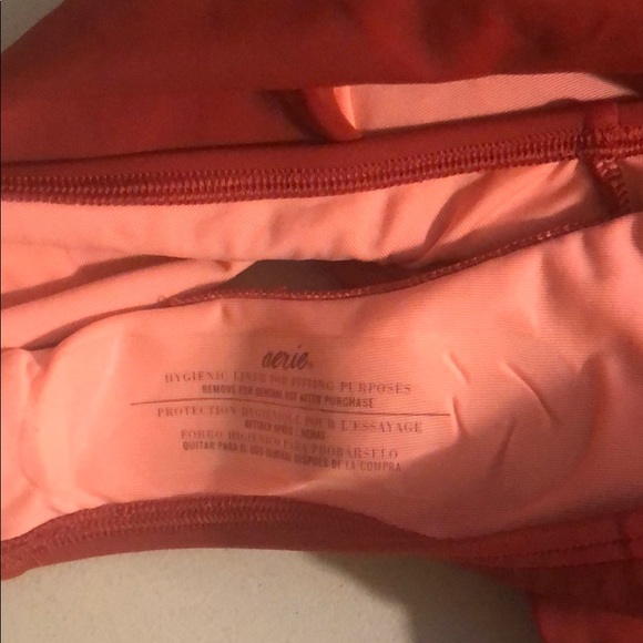 NWOT Aerie maroon red cut out one piece sexy - Picture 5 of 6